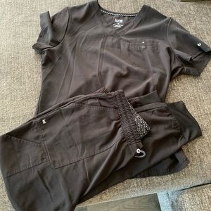 KOI Next Gen Black Scrubs